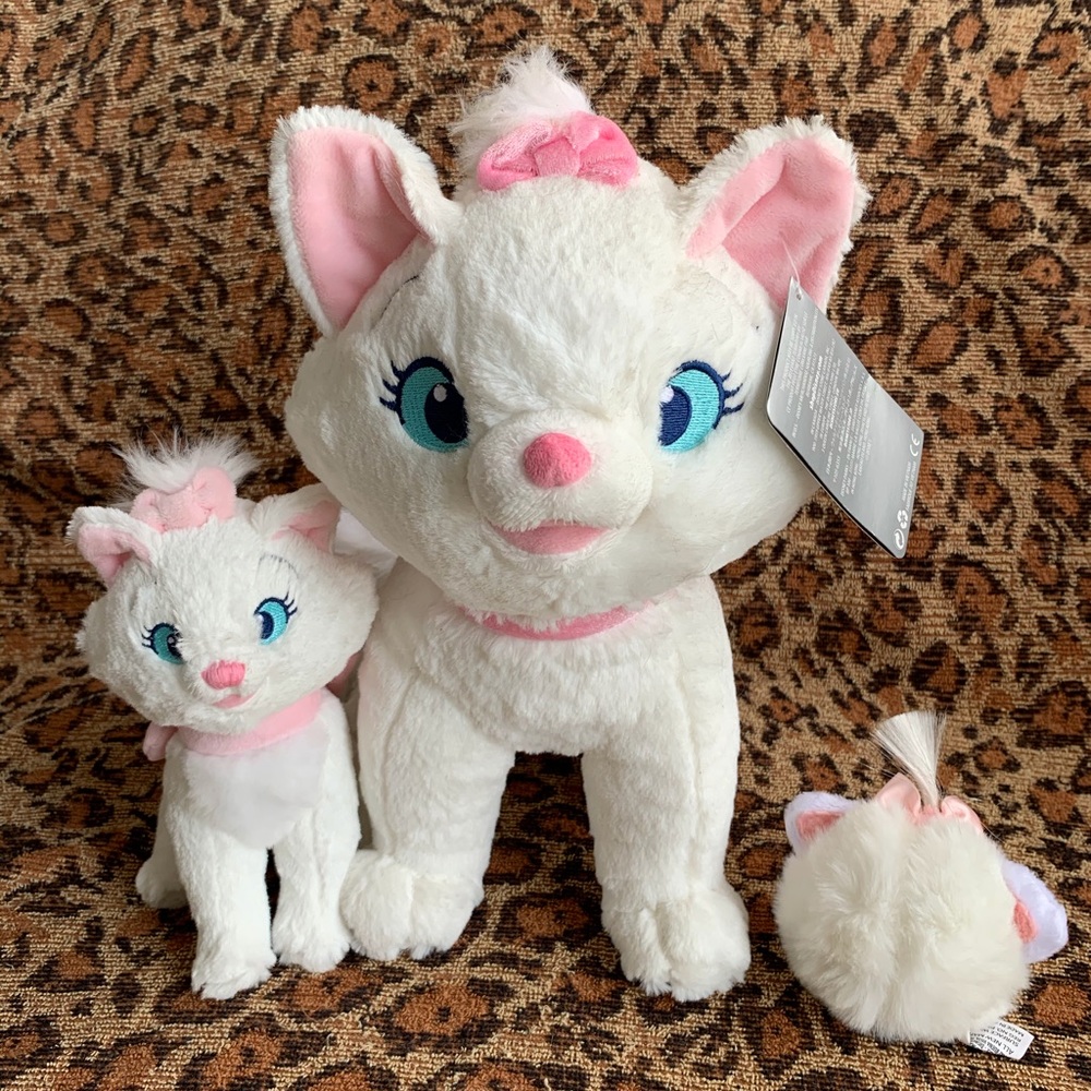 Disney Marie Aristocats Plush & Keychain Charm